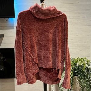 SOLD Pink Turtleneck Sweater